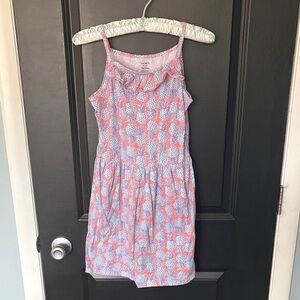 Carters size 14 pineapple sundress 100% cotton
